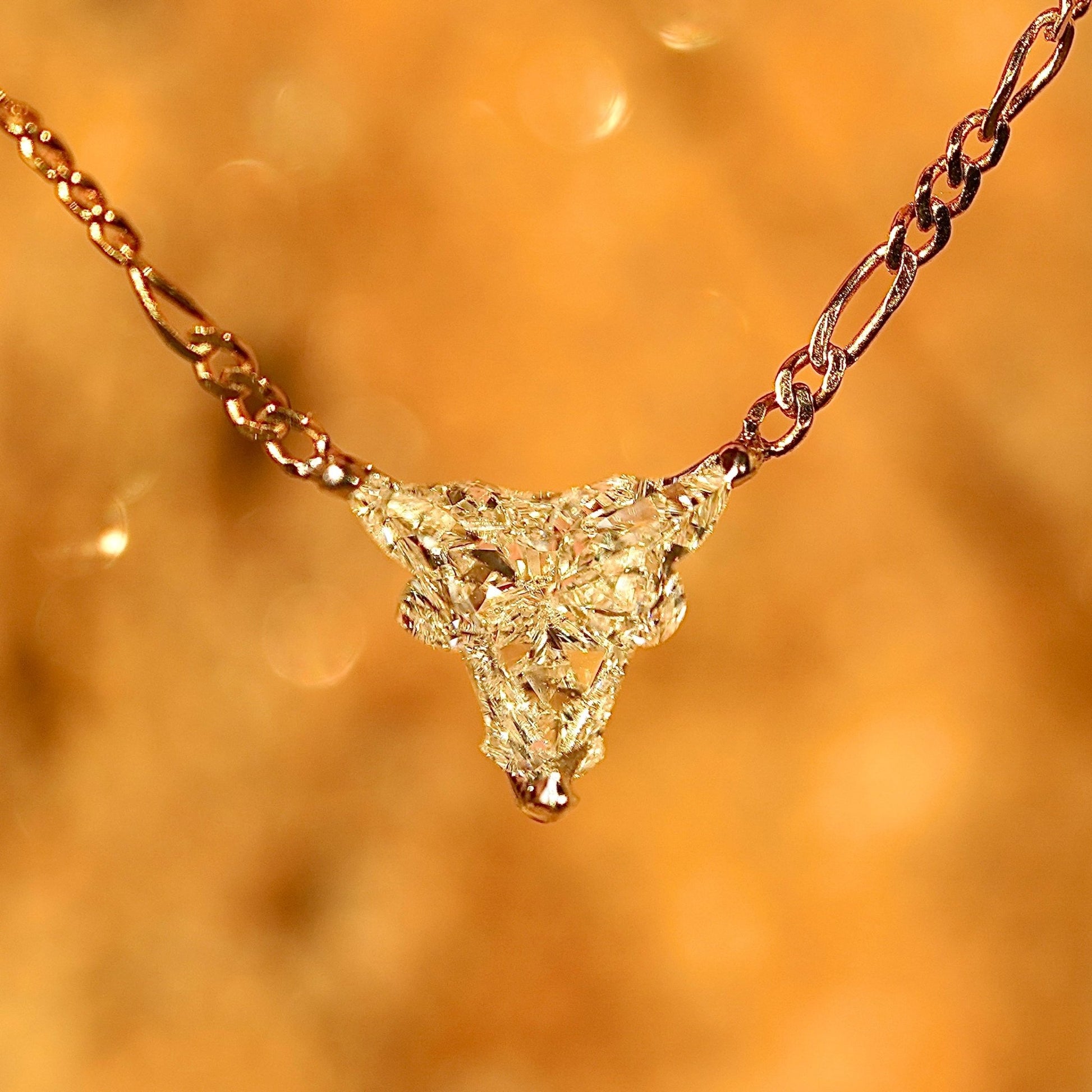 1.02 ct Bull diamond necklace - Ines Nieto London